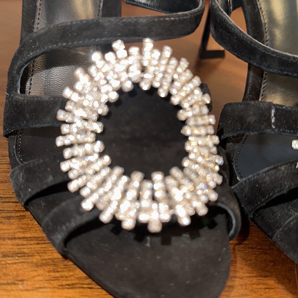 NEW‼️ exquisite ALEXANDRE BIRMAN Alicia Suede Embellished Mules - Picture 9 of 16